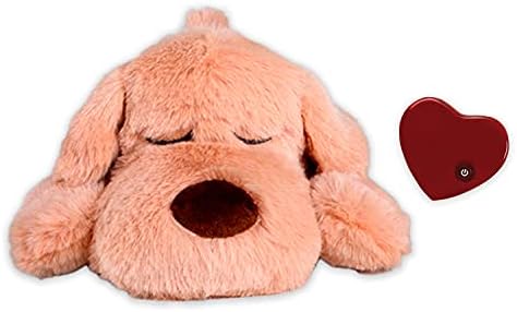 SmartPetLove Snuggle Puppy Original Dog Toy for Small Breeds - Heartbeat Puppy for Dogs - Pet Anxiety Relief and Calming Aid - Comfort Dog Toys for Behavioral Training. Heat Pack not Included
