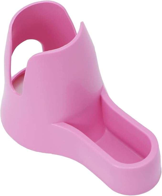 Wontee 3 in 1 Hamster Water Bottle Small Pet Automatic Water Dispenser with Food Container Base Hideout for Dwarf Hamster Mice Gerbils, 2 Pack (Pink, 125ML)