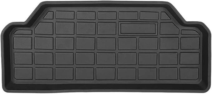 Mixsuper Custom Fit for Frunk Cargo Liner Tesla Model S 2016 2017 2018 2019 2020 Model S Accessories All Weather Front Trunk Mat 3D Non-Skid Black Rubber Storage Cargo Tray