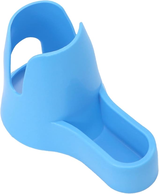 Wontee 3 in 1 Hamster Water Bottle Small Pet Automatic Water Dispenser with Food Container Base Hideout for Dwarf Hamster Mice Gerbils, 2 Pack (Blue, 125ML)