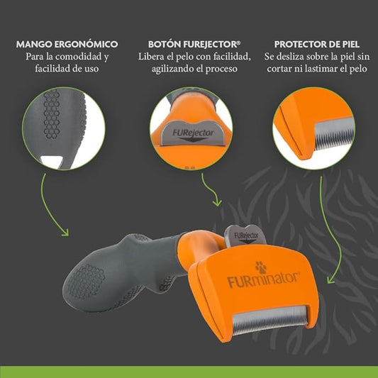 FURminator Medium Dog Undercoat deShedding Tool,Short Hair,Reduces Loose Hair from Shedding,(Pack of 12)