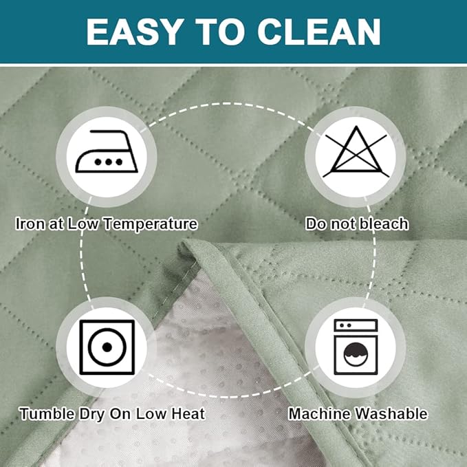 Turquoize 100% Waterproof Couch Cover Sofa Covers for 2 Cushion Couch Loveseat Covers Triple Non-Slip Couch Cover for Dogs Washable Furniture Protector Cover for Pets, Kids,Dog (Loveseat 54", Sage)