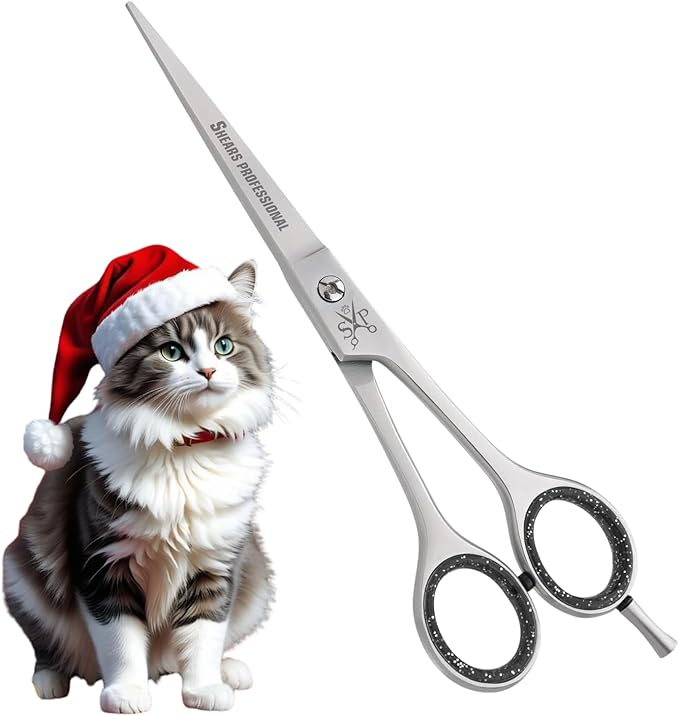 Hair Cutting Scissors, All Purpose 7 Inch Stainless Steel, Sharp Edge Blades, Dog Grooming Scissors, Hair Shears for Barber, Hairdressing Scissor for Haircut and Dogs