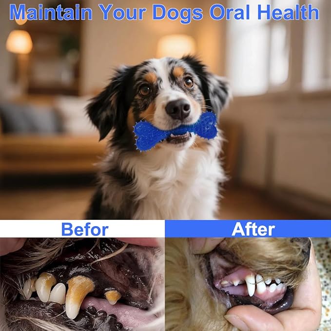 Mnubsrva Dog Toys 15 Pack for Teeth Cleaning and Fun, Puppy Teething Chew Toys Interactive Rope Squeaky Treat Balls & Rubber Tous Bulk– Variety Dog Gifts Set Reduce Anxiety & Save Furniture