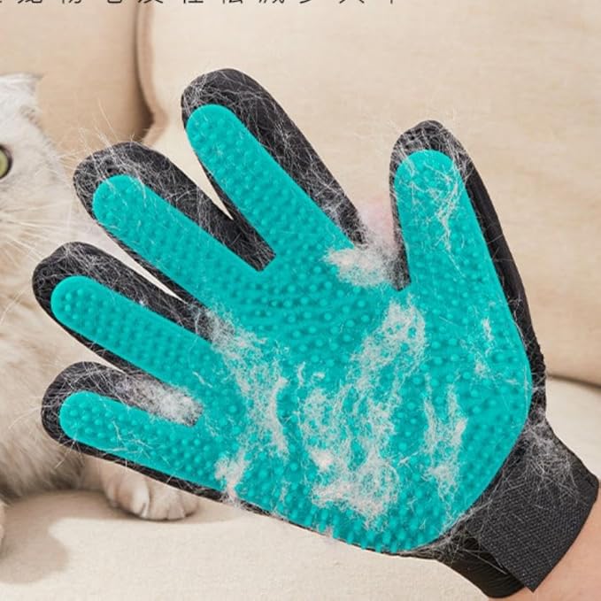 Pet Hair Removal Glove-Cats Dogs Grooming Gloves Reusable Pet Hair Remover Tool for Clothing,Couch, Furniture, Car Seat,Carpet, Upgrade Efficient Cat Hair Remover Gloves-3 PCS