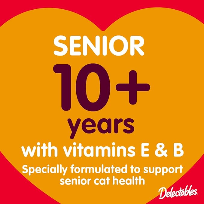 Hartz Delectables Stew Senior Cat Treat Variety Pack, 12 Count
