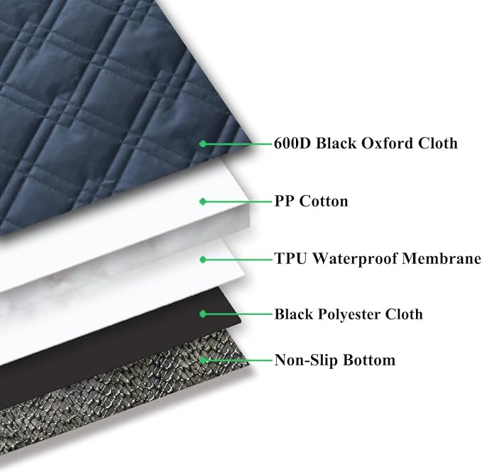 SUV Cargo Liner for Dogs 53x80 Pet Dog Cargo Liner Dog Car Seat Cover for Back of SUV Trunk Cover for Dogs with Side Walls