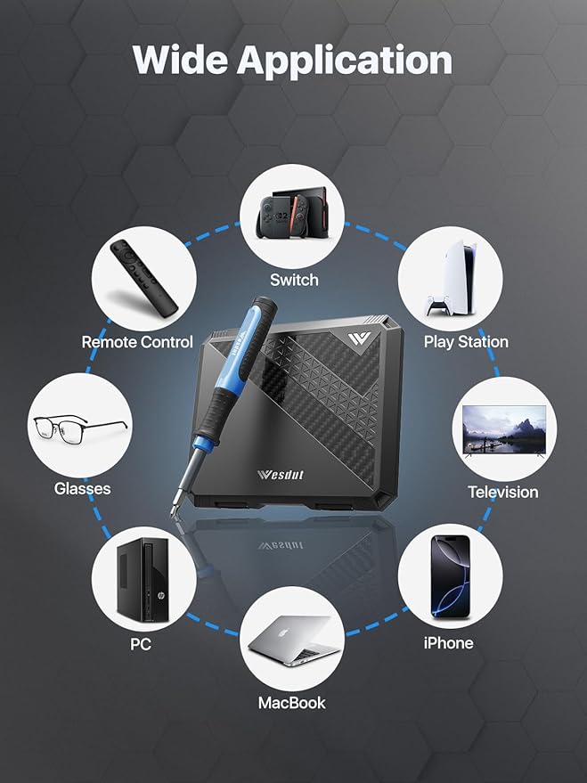 52in1 Small Precision Screwdriver Set with torx, Mini Screw Driver Set, Magnetic Repair Tool Kit for Phone, Computer, Laptop, PS4 PS5, Xbox, Switch, Eyeglasses, Watch, Electronic, Gifts for Men