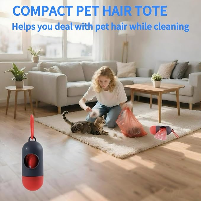 Pet Hair Removal Gloves, Reusable with Electrostatic Pet Hair Remover for Cats & Dogs' Fall & Winter Shedding, Hair Removal Suitable for Clothes, Carpets, Sofas, Furniture-2 Pcs