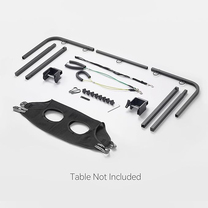 Josmimic Adjustable Dog Grooming Arm for Table: 42'' Height, 27''–39'' Width, Clamp Fits Up to 2.76'', with Hammock & 2 Nooses – Portable Pet Grooming Station for Nail Trimming, Cats & Dogs at Home