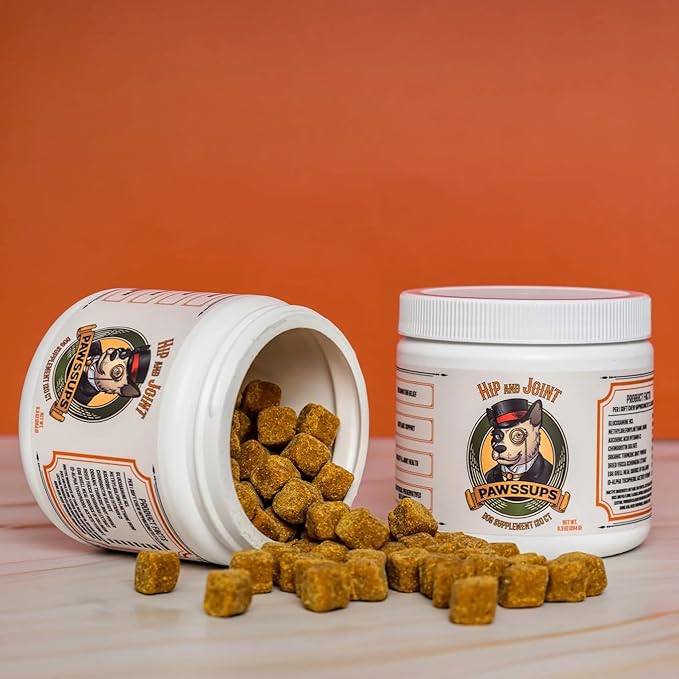 Hip & Joint Support for Dogs – Glucosamine, Chondroitin, MSM & Turmeric for Mobility, Flexibility & Joint Pain Relief – Daily Soft Chews for Senior & Active Dogs – 120 Count