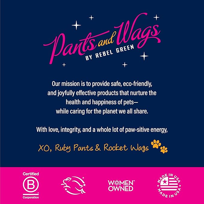 Rebel Green Pants & Wags Spritz, Sparkle & Shine Essential Oil Spray - Orange Blossom & Chamomile - Hypoallergenic - No Dyes or Perfumes - 8 oz - 2 Pack