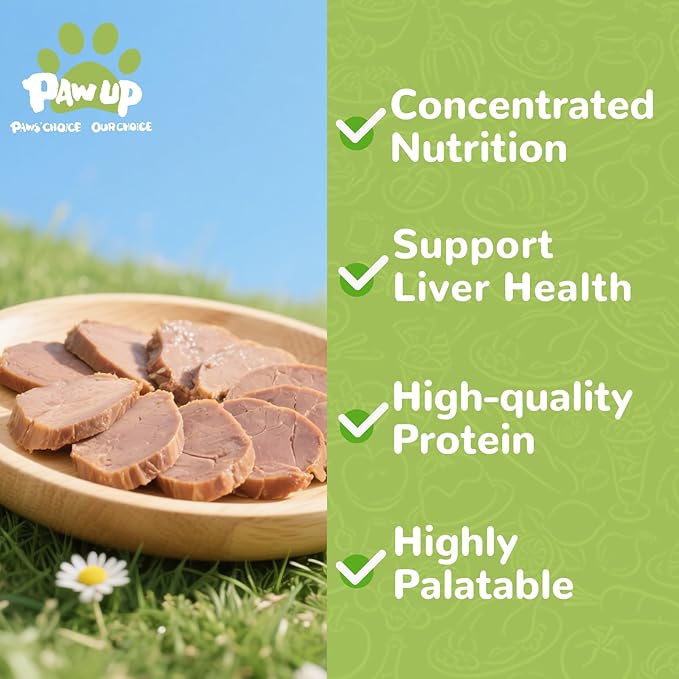 Freeze Dried Chicken Liver Pet Treats, High Protein Freeze-Dried Pet Food for Dogs, Cats, Fresh Ingredient Snacks, 2.1 oz, Rawhide Free&Grain Free