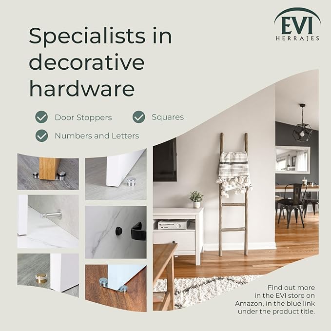 Evi Bathroom Hanger | Stainless Steel Wall Hanger | Satin matt Finish | for Hanging Clothes, Coats or Towels | Adhesive Towel Rail and/or Screw | 188DUALAM