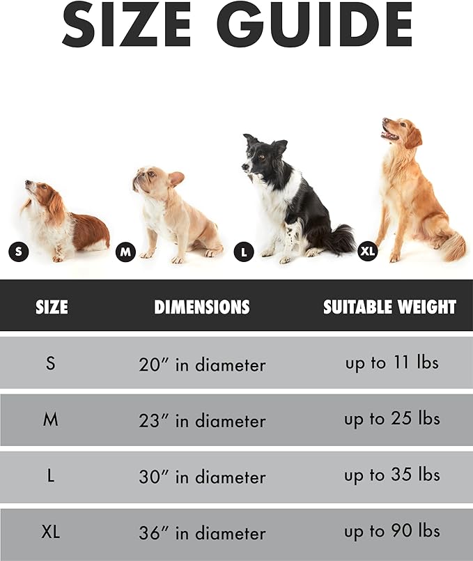 OhGeni Calming Donut Dog Bed Pillow for Small Medium Pets, Machine Washable Removable Cover, Comfort Plush Fluffy Faux Fur with Anti-Slip Bottom, Cats-Friendly Round Cuddly Design, Gray, 23 inches