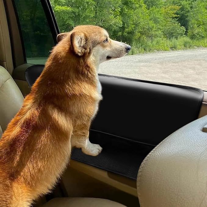 2PCS Car Door Protector for Dogs,Waterproof, Anti-Scratch, with Mesh Pockets for Snacks & Toys,Vehicle Door Protectors for Cars, Trucks, SUVs