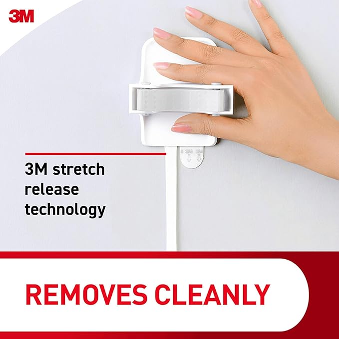 Command Mop and Broom Holder Wall Mount, 6 Grippers with 16 Command Strips, Organize Damage-Free
