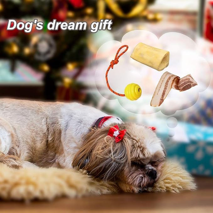 K9 Training Ball with Rope, Exercise and Reward Toy for Dogs - Indestructible Dog Toy Ball with Handle for Training Pull, Throw, Tug - Belgian Malinois Gifts (Yellow)
