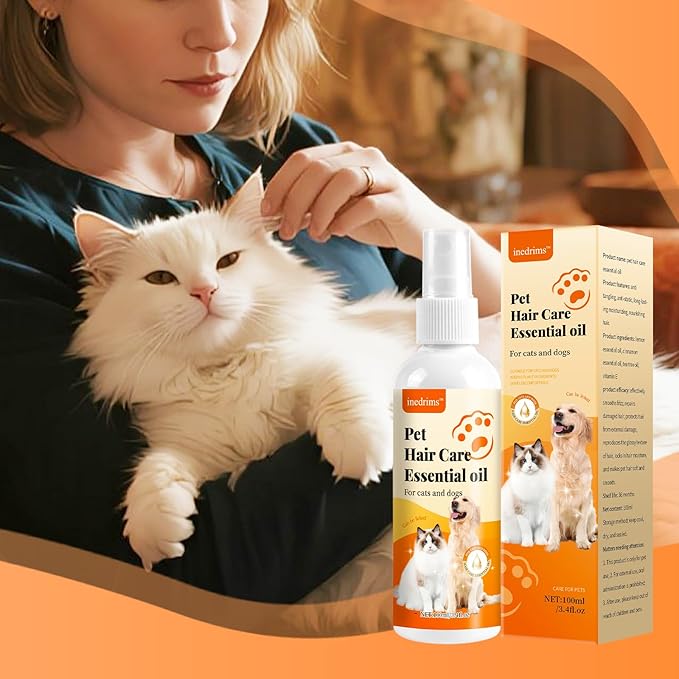 Dog Detangler Spray - Detangling Plus Shine Mist for Dogs | Best Detangling Spray for All Dogs & Puppies for Shiny Coats and Dematting | 3.5 Oz Bottle