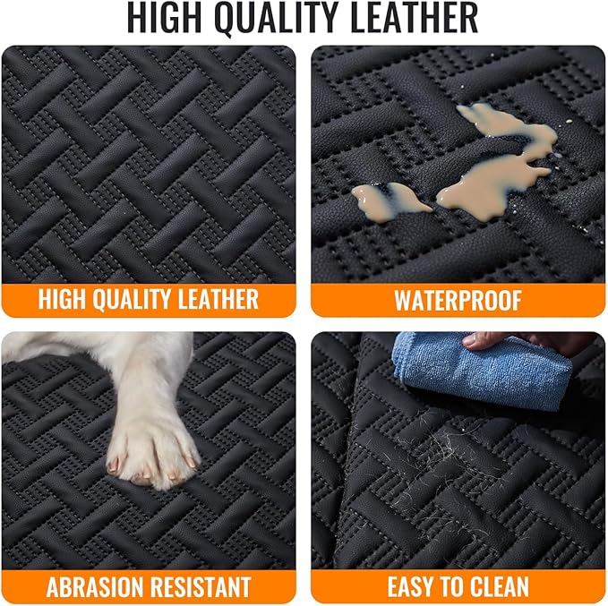 Dog Back Seat Extender for Truck,Truck Dog Seat Cover Back Seat,Dog Hammock for Truck,Hard Bottom Seat Extender,Pet Seat Covers for F150/RAM1500/Silverado