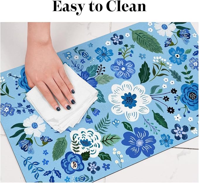 Dog Food Mats for Floors, Absorbent Dog Bowl Mat for Food and Water Dispenser Mat, Quick Dry Cat Food Mat Pet Supplies