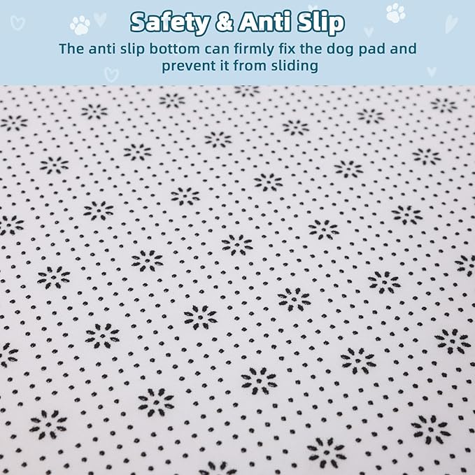 Dog Crate Pad Mat, Waterproof Kennel Cage Mat, Outdoor Cooling Pet Bed for Medium Large Dogs, Pet Bed with High Resilience Foam,Wipe Clean & Easy Rinse, Anti Slip 35 inch Graphite Grey