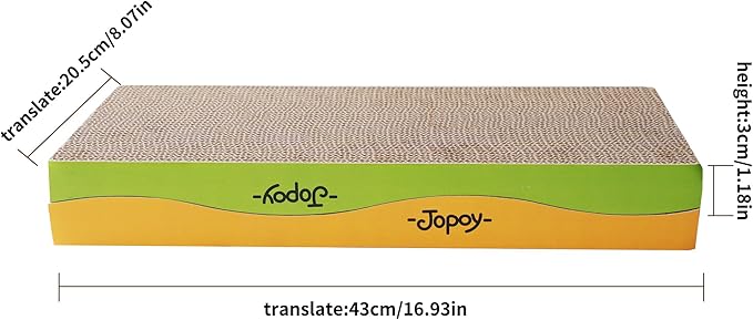 2 Packs cat Scratch pad Toys Reversible Scratching Cardboard,scratchers for Indoor Cats Sleep Play and Grind Claws