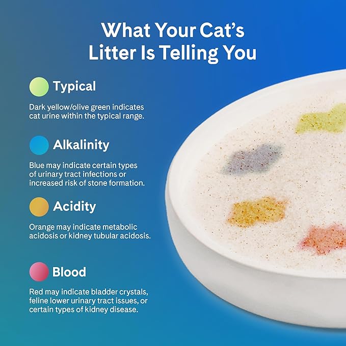 PrettyLitter Health Monitoring Cat Litter (Lotus Flower, Non Clumping) | Lightweight & Low Tracking, Color Changing Silica Gel Crystals, Advanced Odor Control — 6 Lbs, Pack of 1 (One Month Supply)