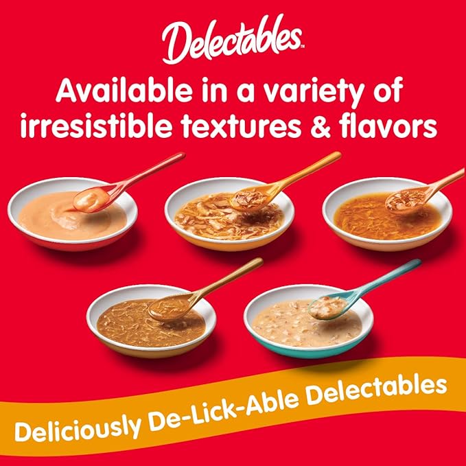 Hartz Delectables Stew Senior Cat Treat Variety Pack, 12 Count