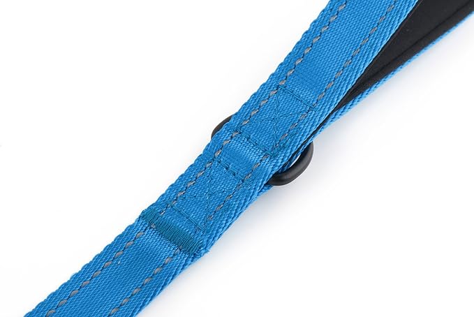 Primal Pet Gear Dog Leash 6ft Long,Traffic Padded Two Handle,Heavy Duty,Reflective Double Handles Lead for Control Safety Training,Leashes for Large Dogs or Medium Dogs,Dual Handles Leads(Blue)