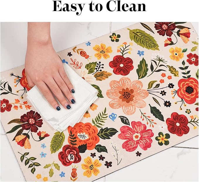 Dog Food Mats for Floors, Absorbent Dog Bowl Mat for Food and Water Dispenser Mat, Quick Dry Cat Food Mat Pet Supplies