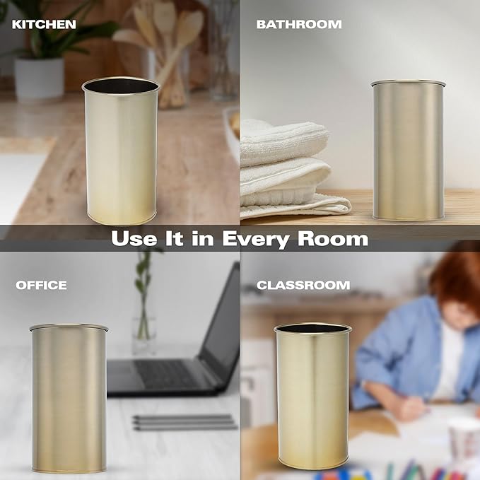 TEKHEUTEN Wipe Holder for Kitchen/Bathroom Counter, Disinfectant Wipe Container, Modern Kitchen Decor, Vintage Countertop Wipe Storage Organizer Caddy, with Gold Finish