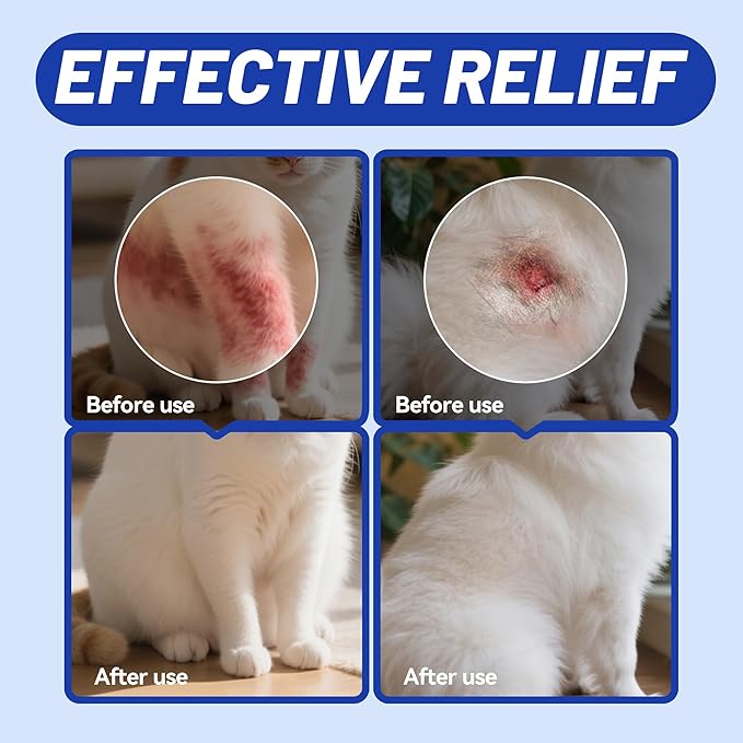 Wellix Hot Spot Treatment&Itch Relief Spray for Dogs&Cats - Wound Care&Dry Itchy Skin&Dermatitis for Dog Skin Care Spray - Pet Allergy Spray with Chamomile,100ml