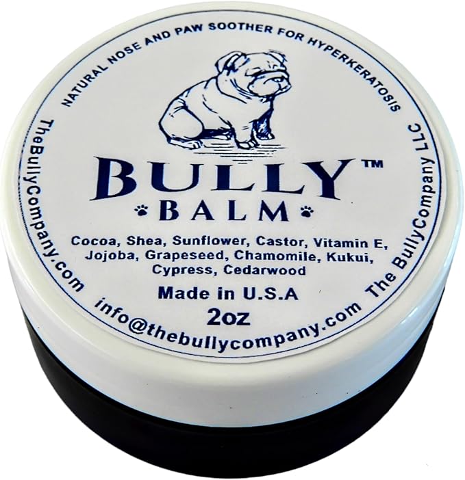 Bully Balm Dog Paw Snout Soother - Helps Heal Dry Cracked Nose and Paws - All Natural Healing Original Formula - Hyperkeratosis Ointment for Bulldog and Dogs