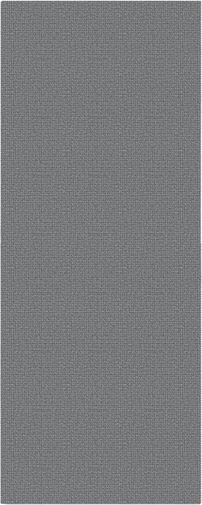 KOZYFLY Washable Runner Rug 2x6 Ft Runners for Hallways Non Slip Kitchen Runner Rugs Braided Cotton Entryway Runner Indoor, Carpet Runners for Hallway Kitchen Entryway Bedroom, Grey