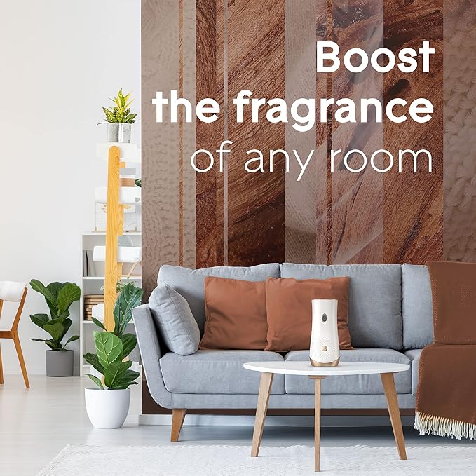 Glade Automatic Spray Refill and Holder Kit, Air Freshener for Home and Bathroom, Cashmere Woods, 6.2 Oz, 2 Count