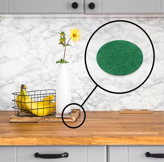 Slipstick Premium Adhesive Protector Pads Variety Pack (194 Piece) Cabinet Door Drawer Bumpers and Small Universal Surface Protector Pads, Clear Rubber, Foam, Cork, and Green Felt Protectors
