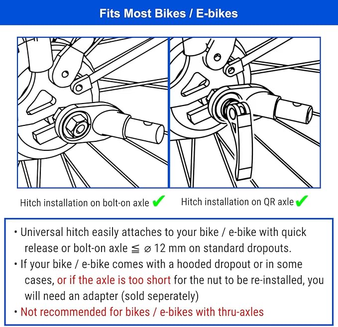 DOGGYHUT® Premium XL Pet Bike Trailer for Large Dog or Multiple Small Dogs, Up to 100 lbs,Dog Bicycle Carrier,Low Center of Gravity,Easy Folding Frame Cart