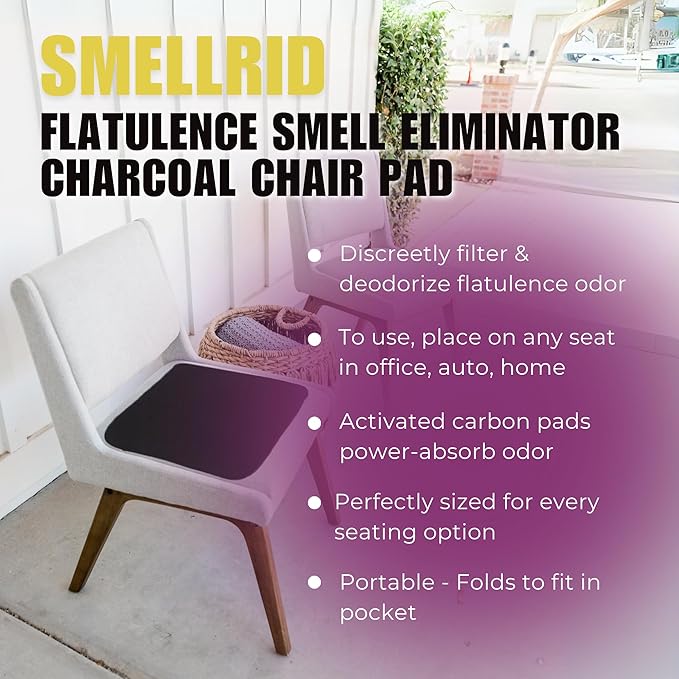 SMELLRID Activated Carbon Odor Eliminator Pouch – Neutralizes Odors in Closets