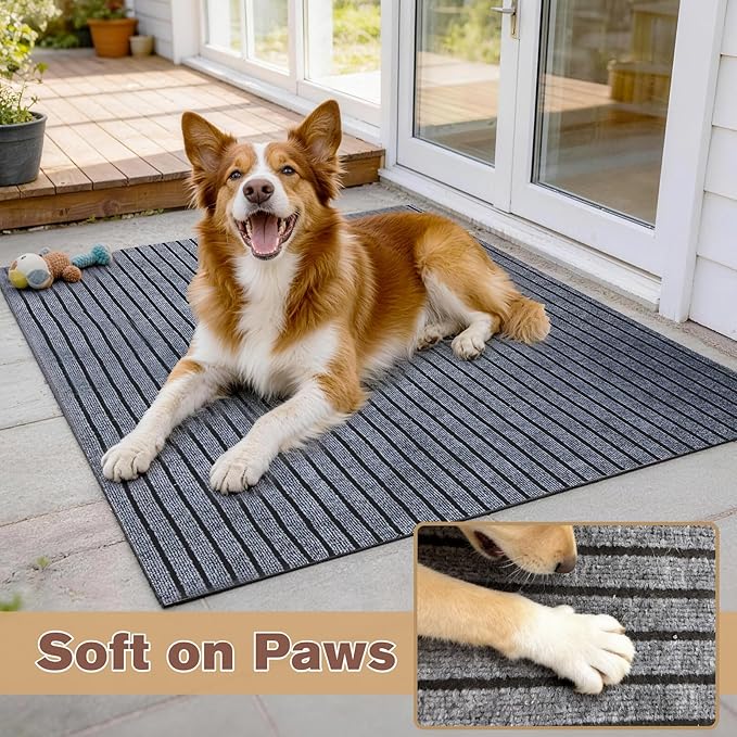 46 * 60 * 0.23inch Mat for Under Dog Crate Floor Protector Dog Playpen Mat Waterproof Pet Crate Mats Non Slip Reusable Puppy Pads for Cage, Kennel,Training, Whelping,Floor Protection
