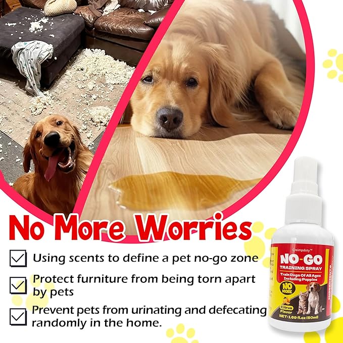 Dog Potty Training Spray Set, Indoor & Outdoor Potty Training for Dogs & Puppies, Stops Urination & Marking, Puppy Essentials, 1.69 fl.oz
