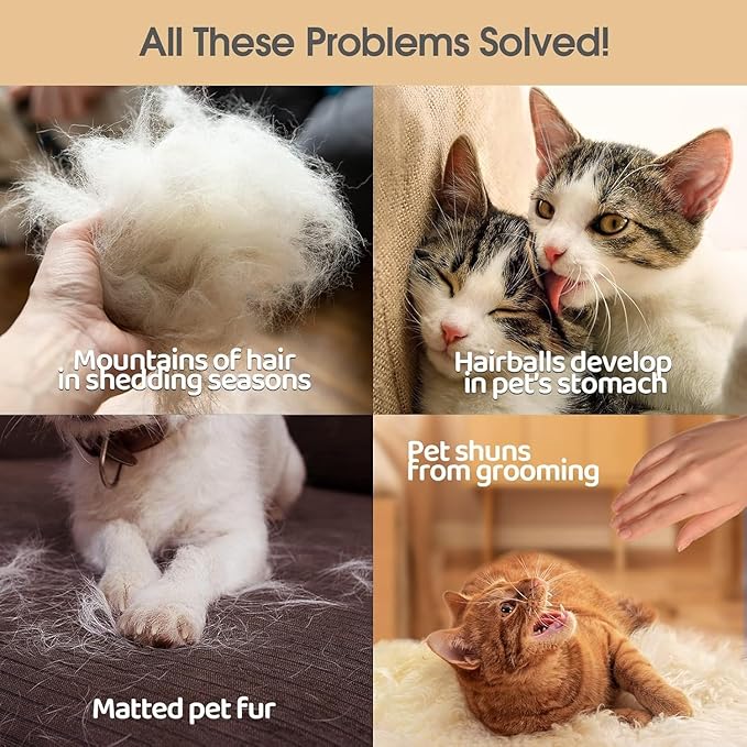 Pet Hair Removal Glove-Cats Dogs Grooming Gloves Reusable Pet Hair Remover Tool for Clothing,Couch, Furniture, Car Seat,Carpet, Upgrade Efficient Cat Hair Remover Gloves-3 PCS