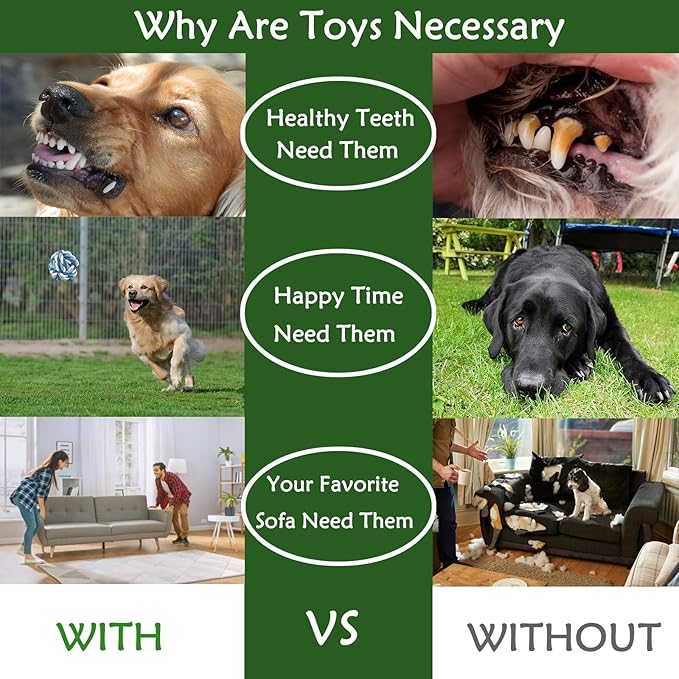 Small Dog Rope Toys, 15 Pack Puppy Rope Toy Set for Small Breeds 0-22 lbs, Various Tug Toys for Teething, Entertainment & Interaction
