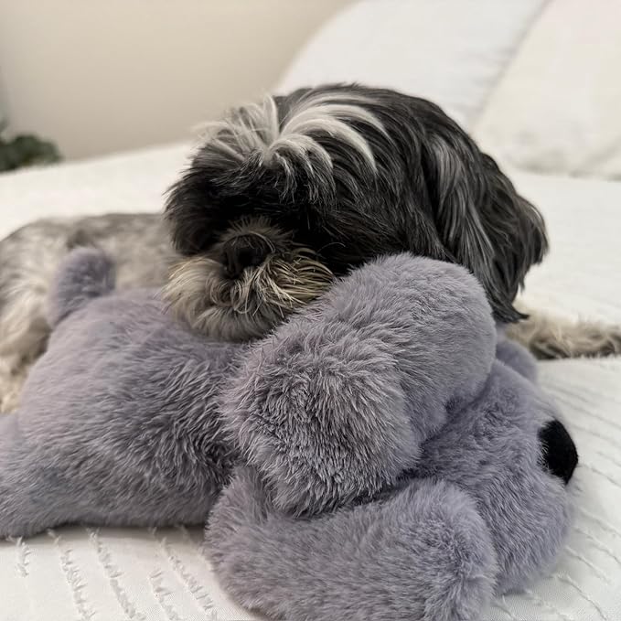 Original Snuggle Puppy Toys for Small Breeds - Heartbeat Puppy for Dogs - Pet Anxiety Relief and Calming Aid - Comfort Dog Toys for Behavioral Training. Heat Pack not Included