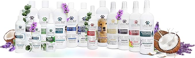 Lillian Ruff PRO Formula Oatmeal Dog Conditioner - Nourishing & Calming Relief for Allergies & Sensitive Skin - Detangles, Softens & Adds Shine with Oatmeal, Coconut Oil & Lavender - USA Made (Gallon)