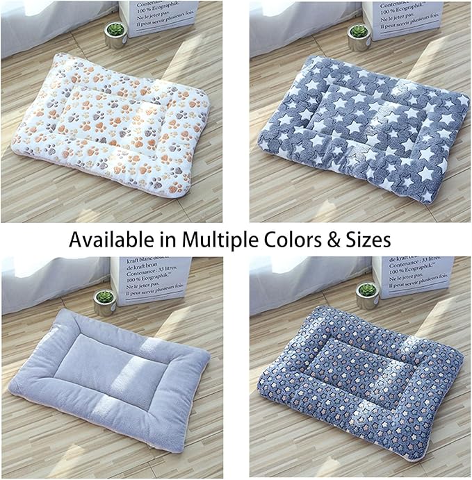 Dog Bed Mat - Crate Pad - Soft Dog Kennel - Multi-Purpose Crate Bed for Dogs & Cats