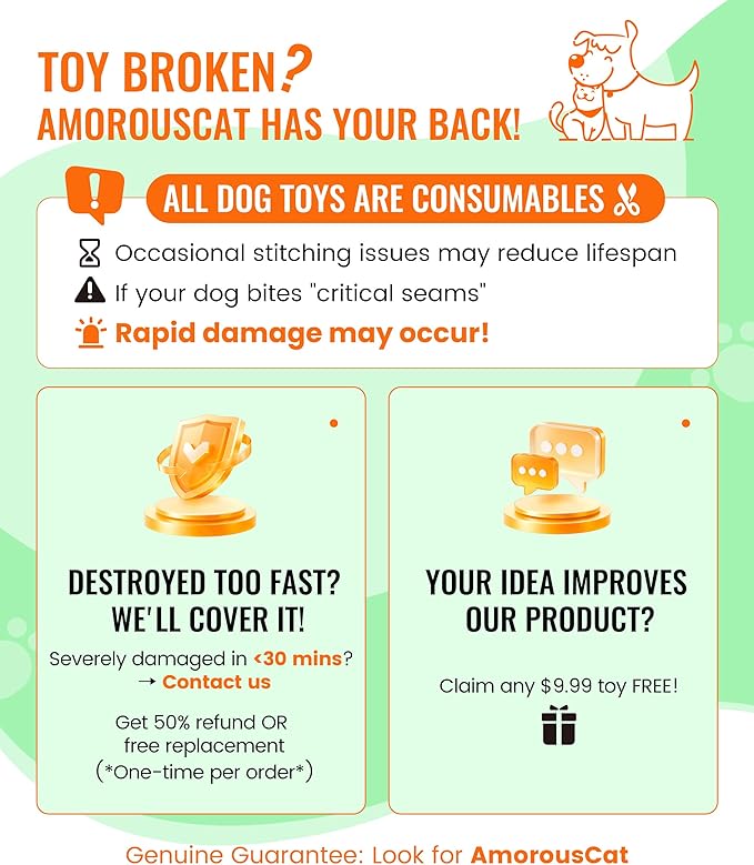 Squeaky Plush Dog Toys - Adorable Animal Designs with Soft Cotton Filling, Cute Stuffed Dog Chew Toys for Small, Medium Non-Aggressive Chewing Dogs Chewer (Grey - Donkey)