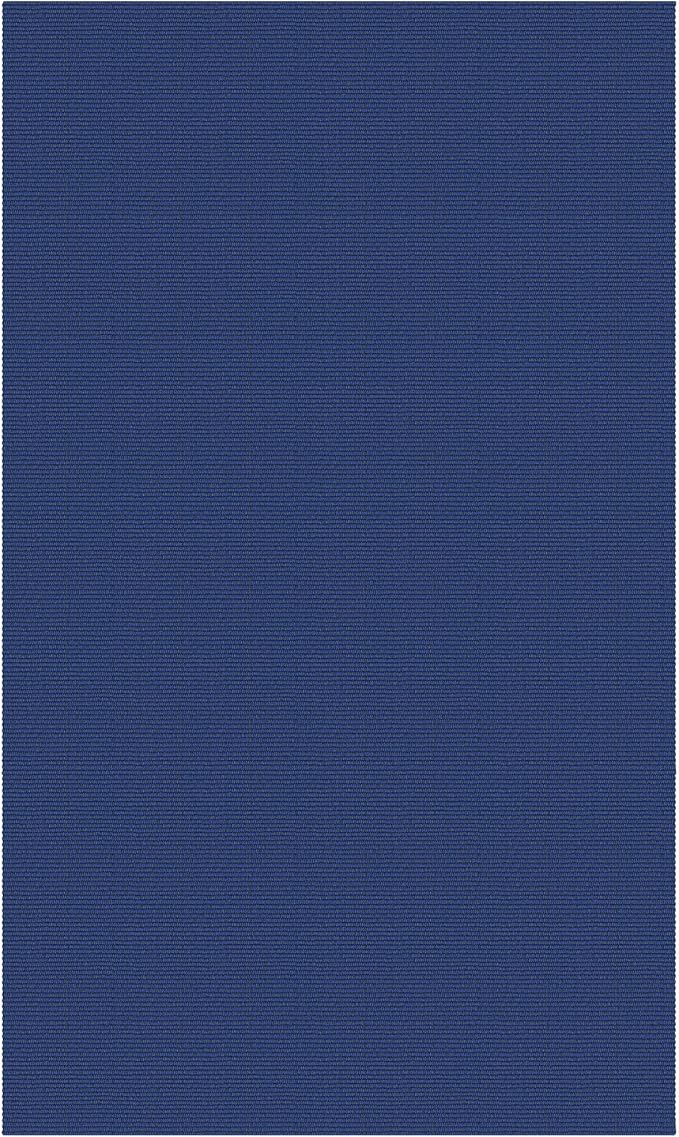 KOZYFLY Washable Entryway Rug 3x5 Ft Area Rugs Cotton Rubber Backed Throw Rugs Indoor Door Mat Kitchen Rugs Braided Floor Carpet for Front Entrance Bathroom Kitchen Living Room, Royal Blue