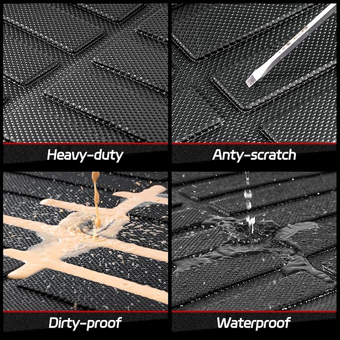 Cargo Liner Compatible with 2016-2022 Mercedes Benz GLC Cargo Mat,All Weather Protection Trunk Liner Rear Trunk mat,Black