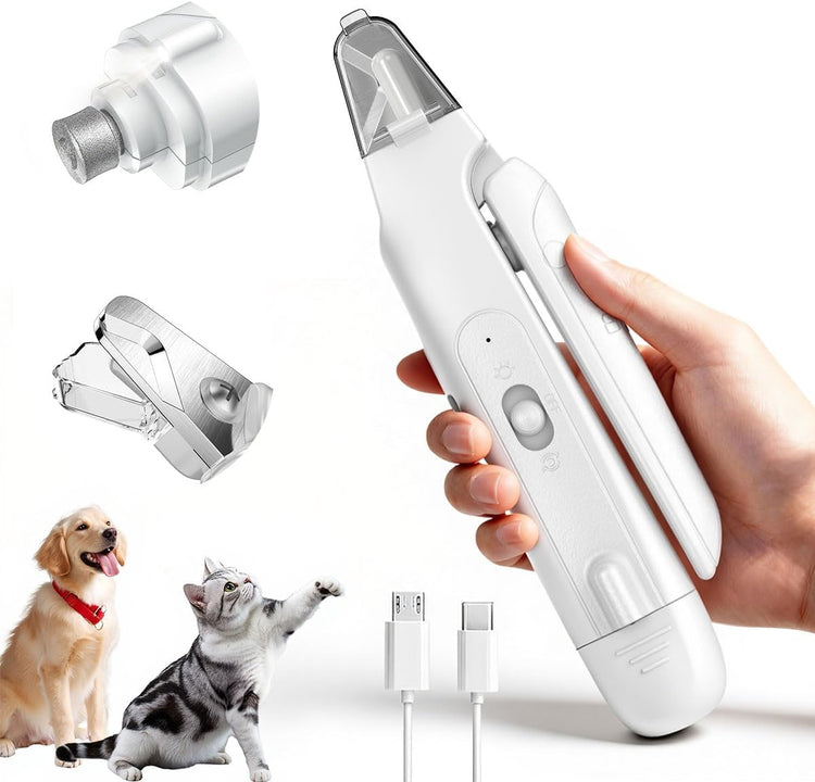 Pawverse nail clippers and files set for pet nail care and safe home trimming